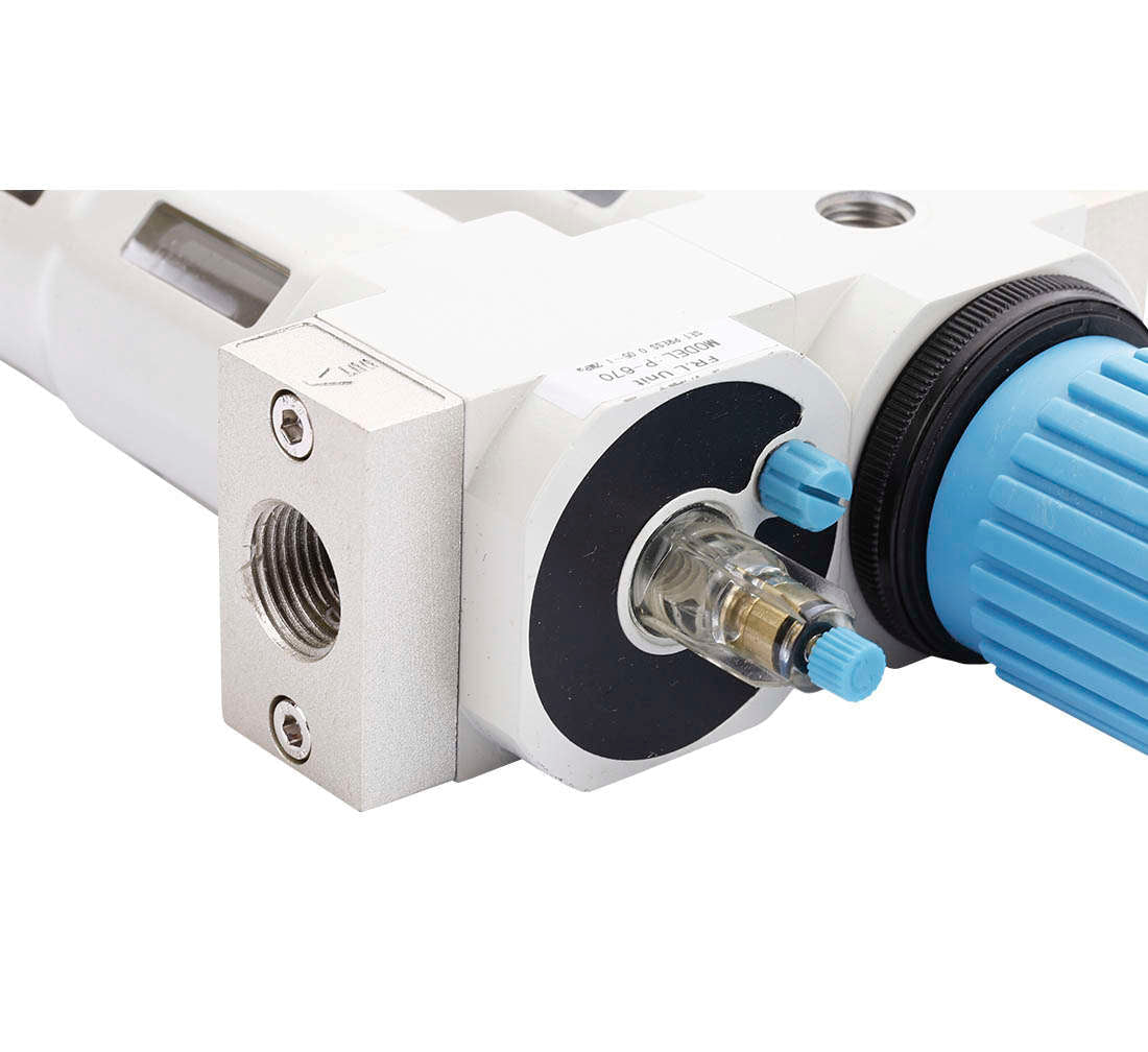 Separatore d'acqua e olio ad aria compressa, riduttore di pressione per compressore, filtro regolatore con manometro 1/2 " P-670 Pro Midi
