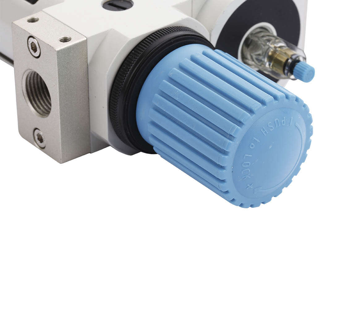 Separatore d'acqua e olio ad aria compressa, riduttore di pressione per compressore, filtro regolatore con manometro 1/2 " P-670 Pro Midi