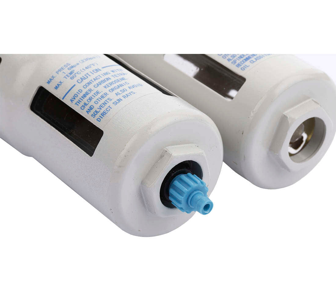 Separatore d'acqua e olio ad aria compressa, riduttore di pressione per compressore, filtro regolatore con manometro 1/2 " P-670 Pro Midi