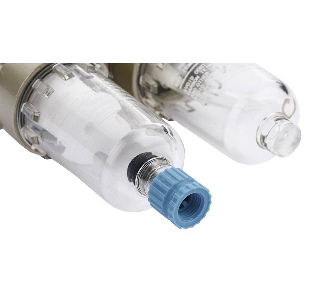 Separatore d'acqua e olio ad aria compressa, riduttore di pressione per compressore, filtro regolatore con manometro 1/4 " P600