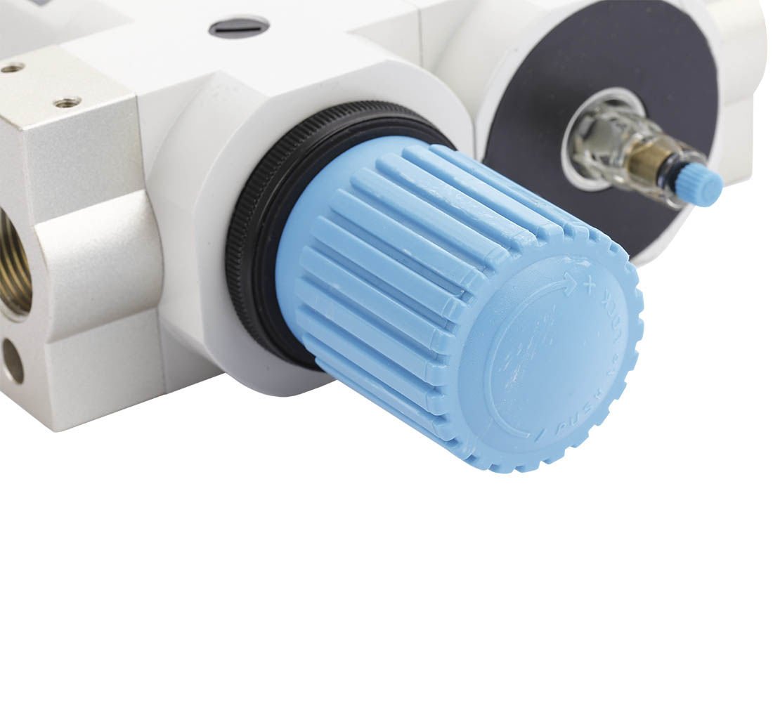 Separatore d'acqua e olio ad aria compressa, riduttore di pressione per compressore, filtro regolatore con manometro 3/4 " P-680 Pro Maxi