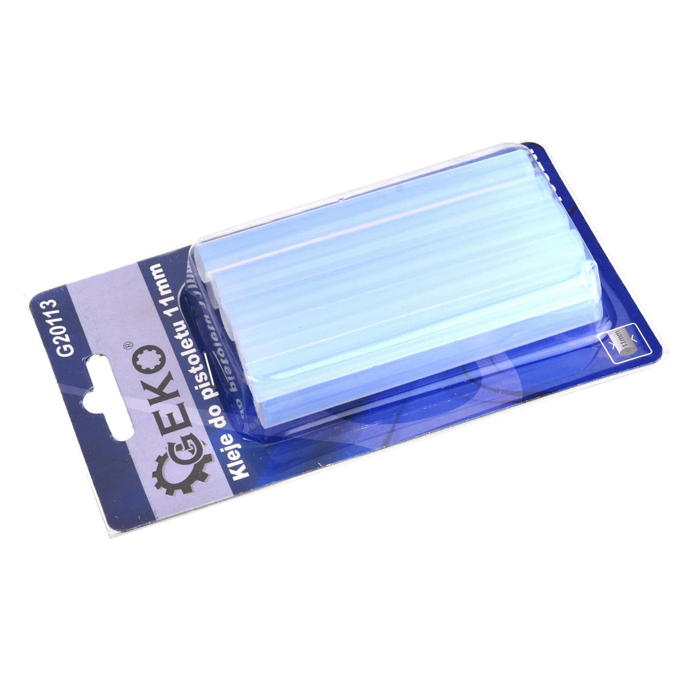 Set-kit 10 bastoncini di colla a caldo standard ,di ricambio, per pistole incollatrici, stick colla silicone per pistola a caldo, per bricolage 11x100 mm Geko