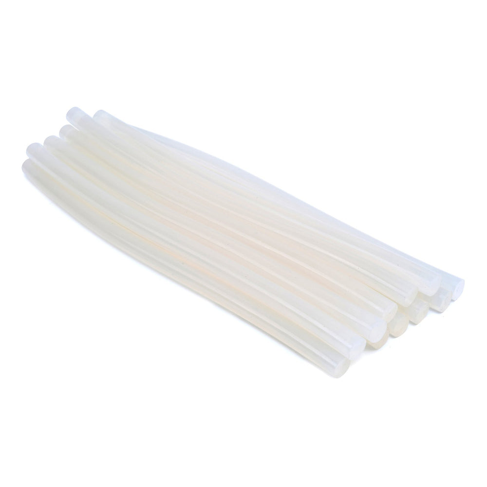 Set-kit 12 bastoncini di colla a caldo standard,di ricambio, per pistole incollatrici, stick colla silicone per pistola a caldo, per bricolage 11 x 250 mm, Hbm