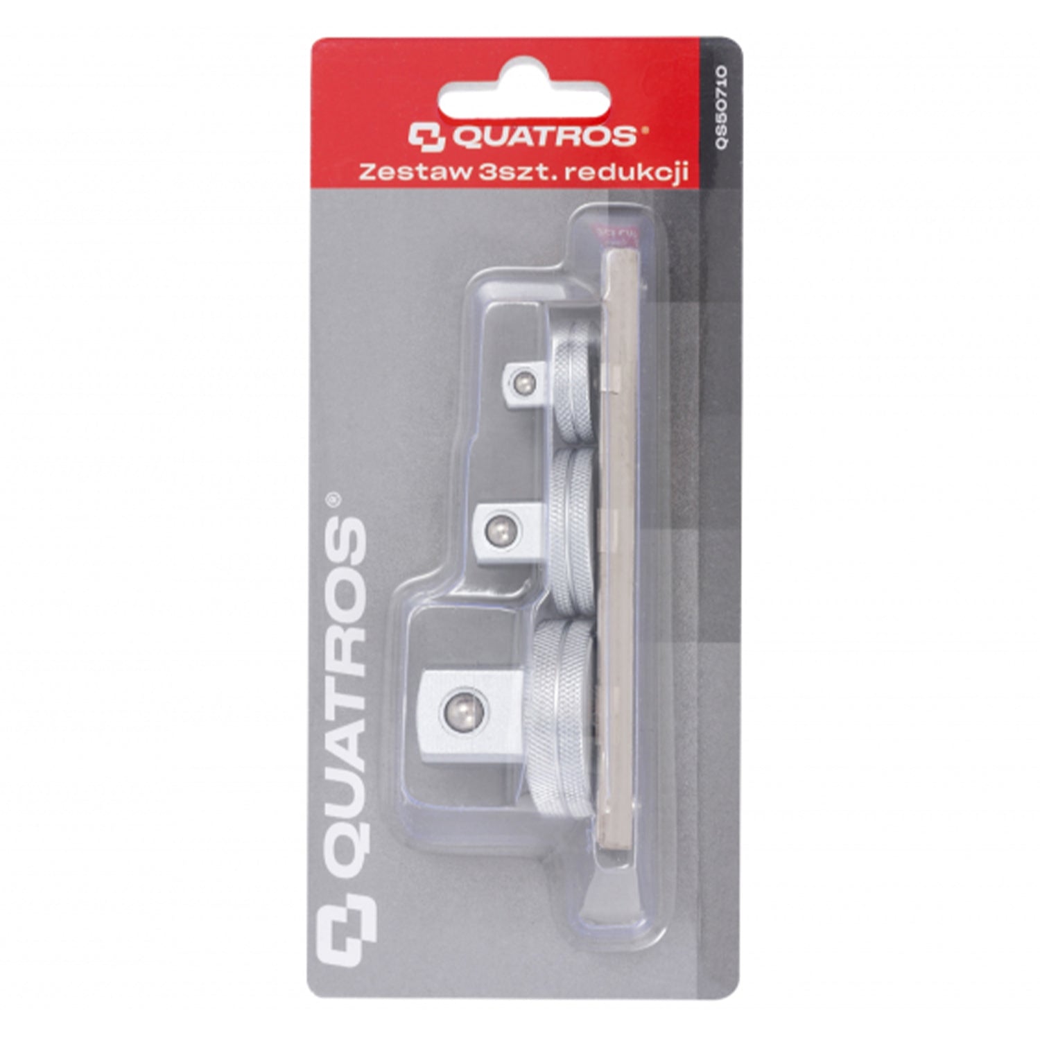 Set-kit 3 adattatori-riduttori corti 1/2'', 3/8'', 1/4'' Quatros