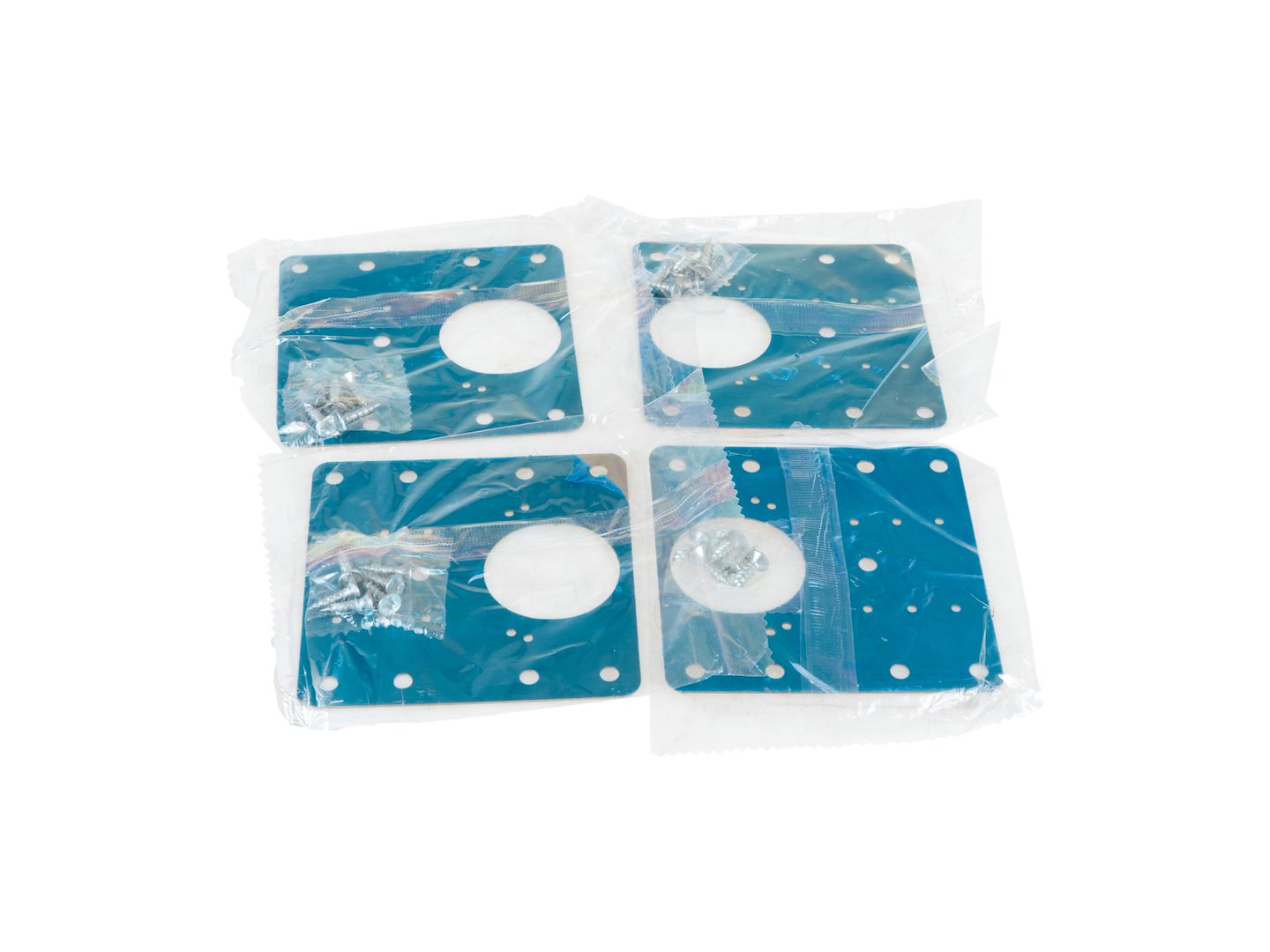 Set-kit 4 piastra di riparazione della cerniere, staffe per porte con viti ,porta dei mobili Geko