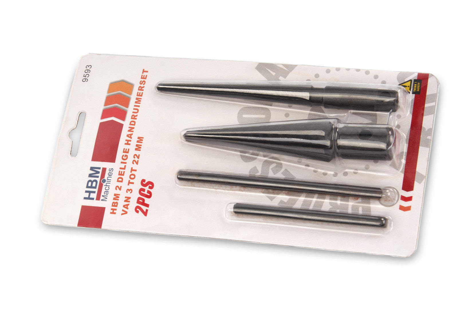 Set-kit alesatori conici manuali da officina da 3-22 mm, per fori in metallo, manuali, utensili con gambo conico,  manico a T, 2 pezzi