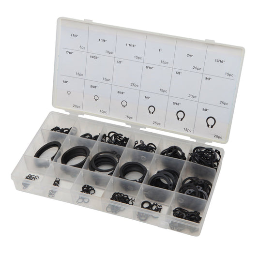 Assortimento anelli Seeger esterni (anelli d'arresto), tipo C, 300 pz., HBM Machines Olanda