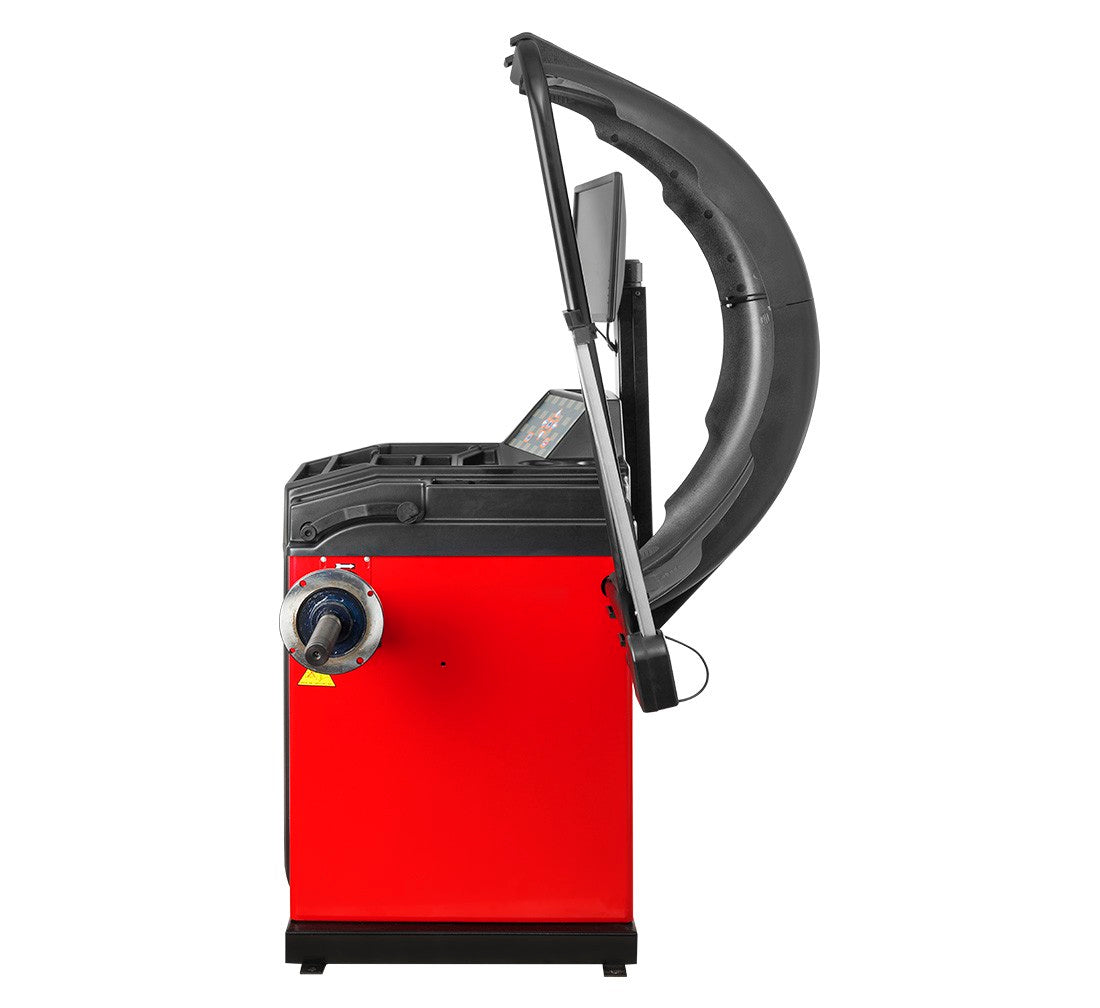 Set-kit attrezzatura gommista 24" W-680: equilibratrice + smontagomme Runflat + pistola a impulsi 1900 Nm