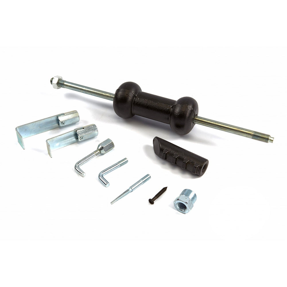 Set-kit attrezzi universali per riparazione ammacature della carrozzeria con martello scorrevole, estrattore martello 2kg battente con accessori,9 pezzi