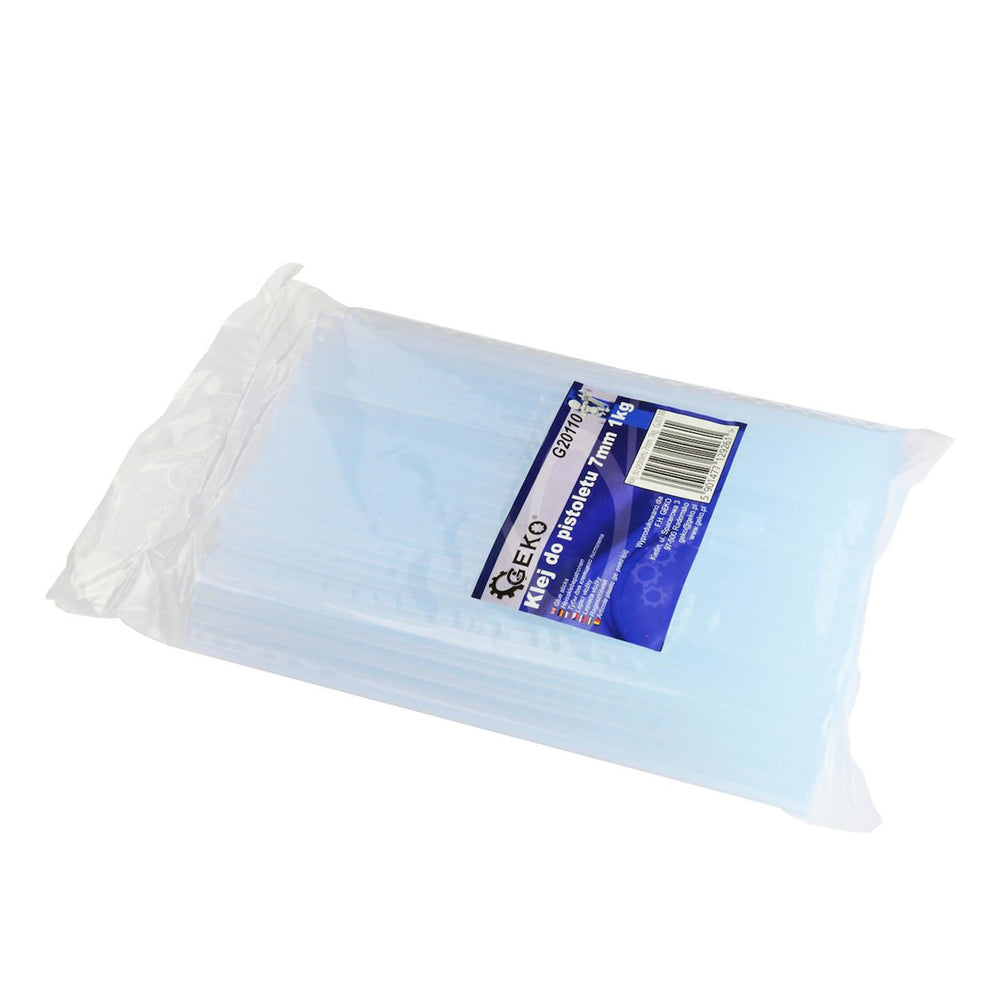 Set-kit  bastoncini per colla a caldo per lavori fai da te, hobby, decorazioni e diverse applicazioni domestiche, 7 mm,confezione da 1 kg Geko