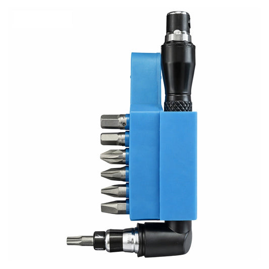 Set-kit cacciavite manuale angolare a 90 gradi, con portainserti 1/4",  Resser