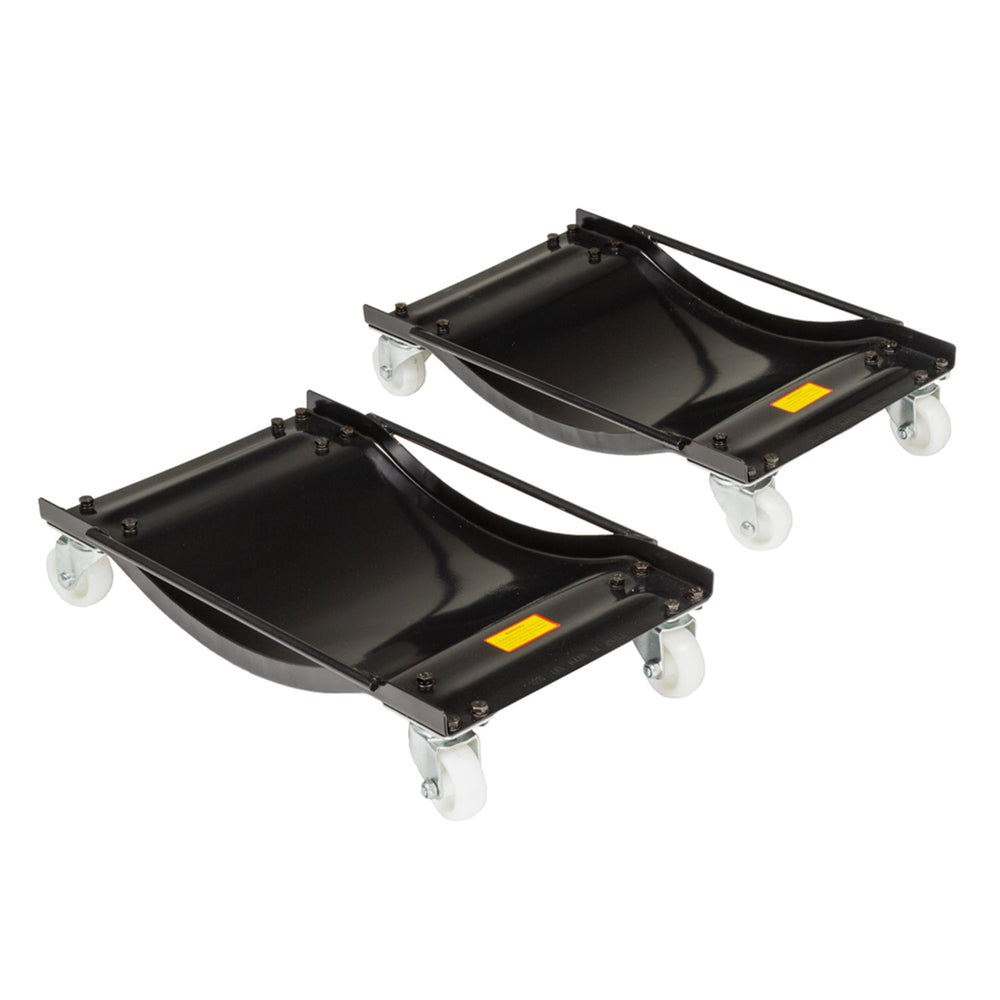 Set-kit carrello sposta auto 2 pezzi carico, pedana moto, sposta auto e moto danneggiate, posizionatori parcheggio veicolo garage officina 450 kg