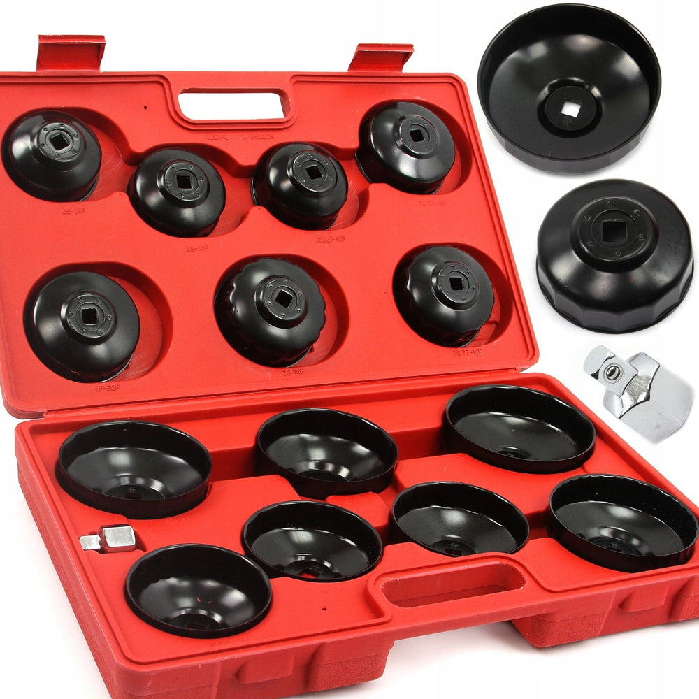 Set-kit chiave a tazza filtro olio motore auto, chiavi coppe, smontaggio filtri 14 pezzi
