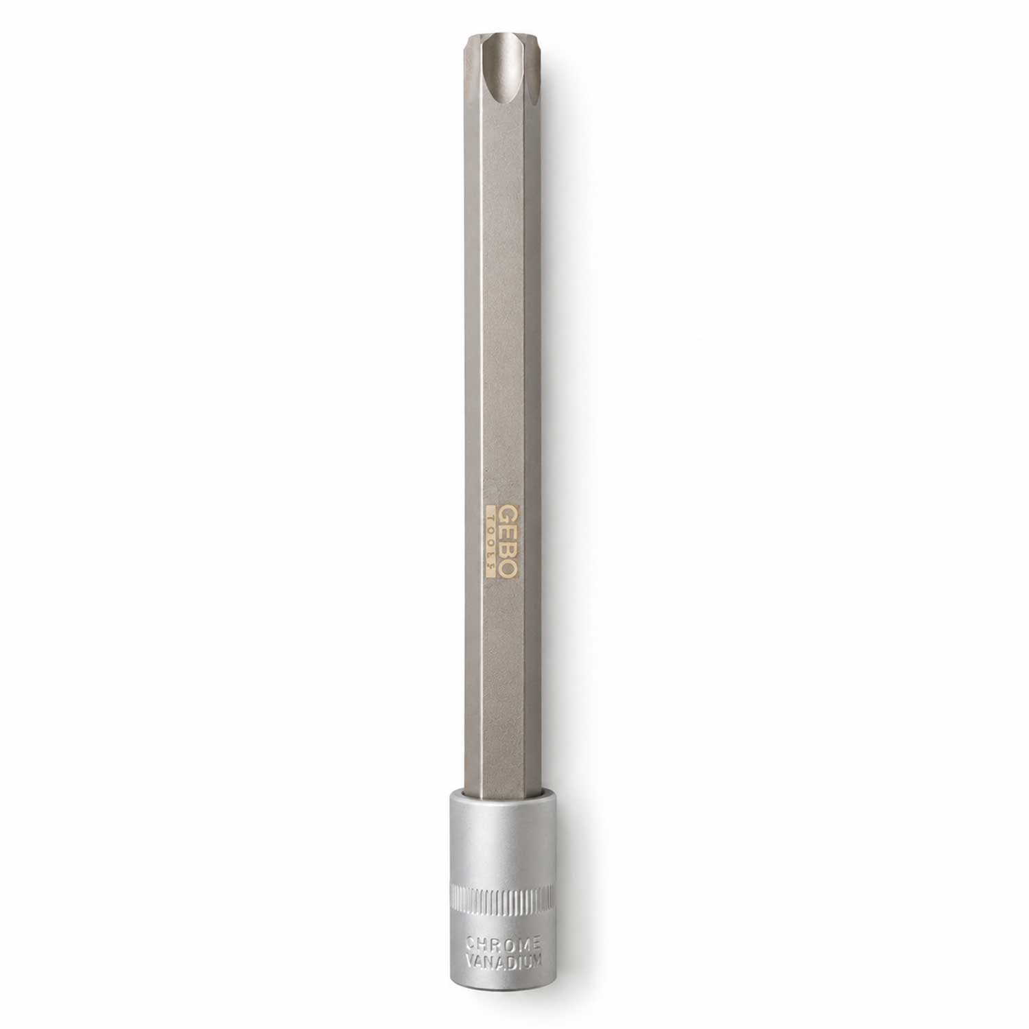 Set-kit chiavi a bussola con inserti Torx lunghi 1/2", 32 pezzi Gebo Tools