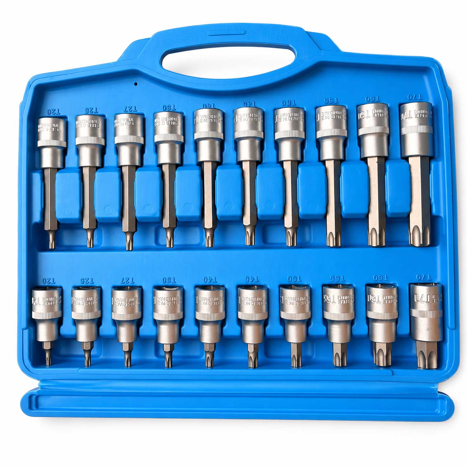 Set-kit chiavi a bussola con inserti Torx lunghi 1/2", 32 pezzi Gebo Tools