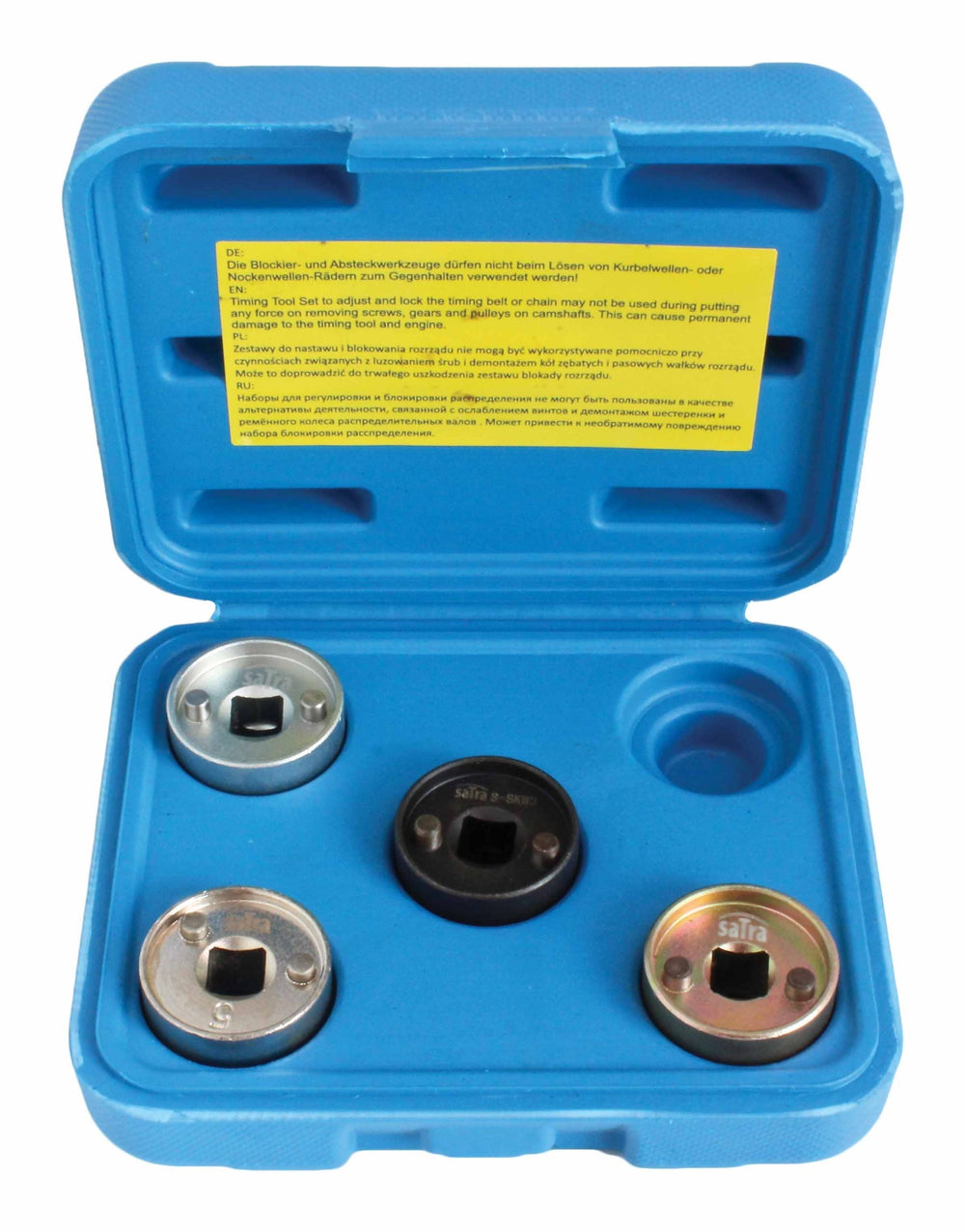 Set-kit chiavi per lo smontaggio e allineamento della valvola di regolazione dell'albero a camme motori VAG