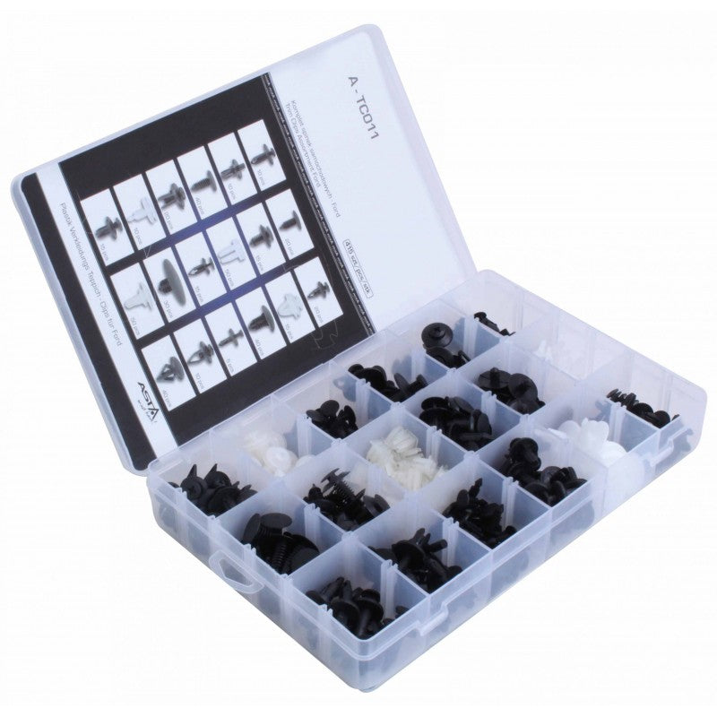 Set-kit clip in plastica per auto ,confezione rivetti, fissaggi universali per veicoli ,carrozzeria ,accessori di fissaggio per Ford 315 pezzi