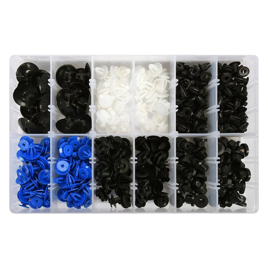 Set-kit clip in plastica per auto ,confezione rivetti, fissaggi universali per veicoli ,carrozzeria ,accessori di fissaggio per Opel 300 pezzi