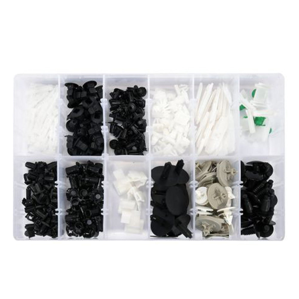 Set-kit clip in plastica per auto ,confezione rivetti, fissaggi universali per veicoli ,carrozzeria ,accessori di fissaggio per VW , 255 pezzi