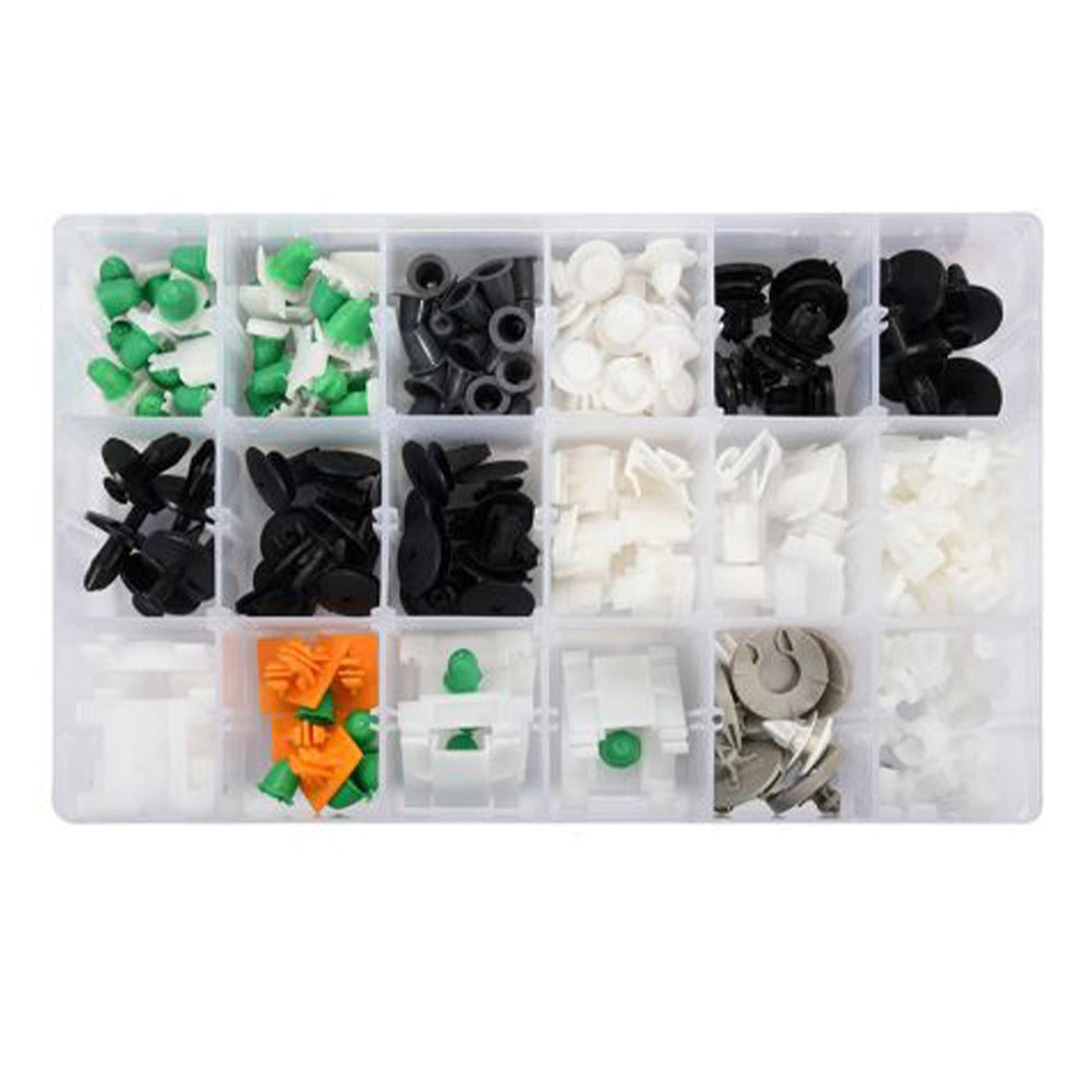 Set-kit clip in plastica per auto ,confezione rivetti, fissaggi universali per veicoli ,carrozzeria ,accessori di fissaggio per VW Audi 160 pezzi