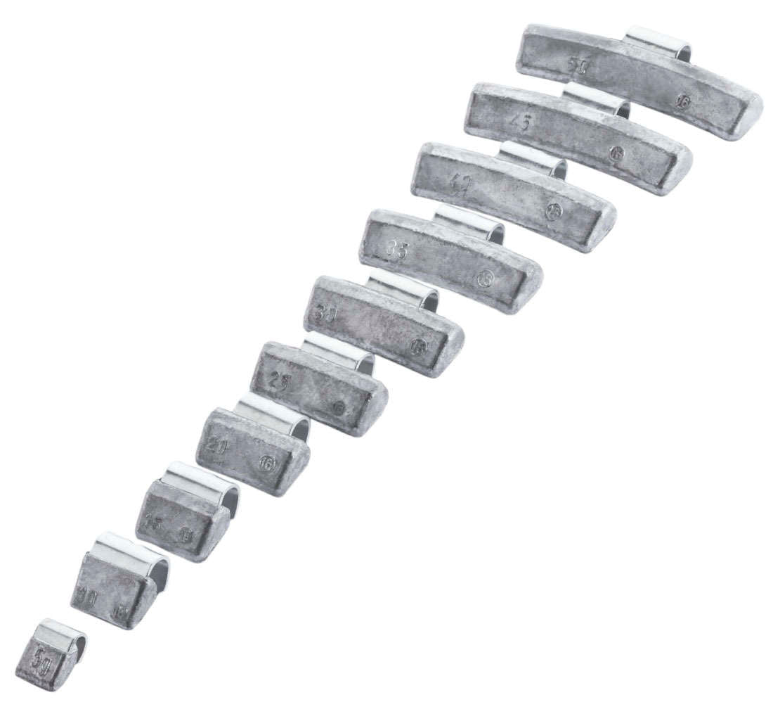 Set-kit contrappesi assortiti per equilibratura ruote auto, pesi cerchi in lega, 30 g 100 pezzi