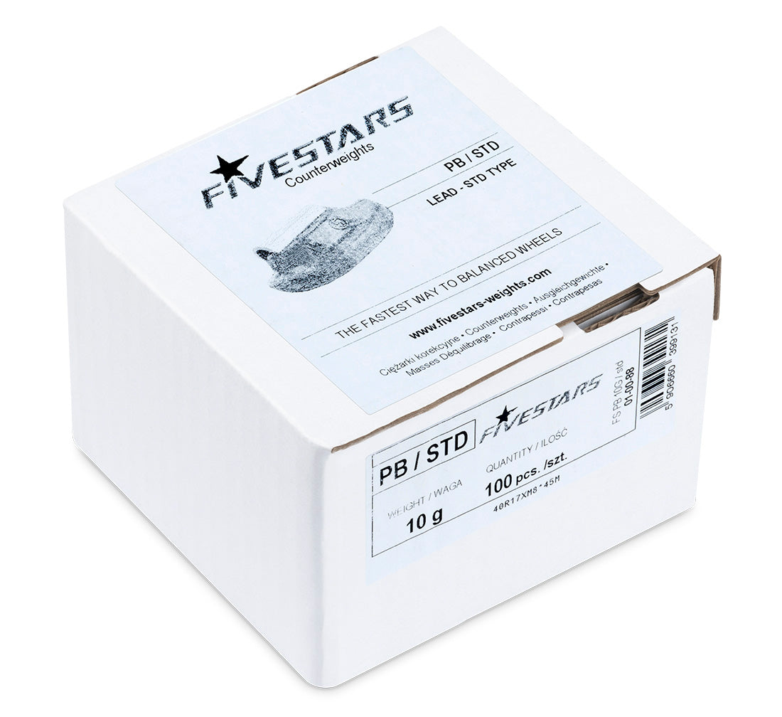 Set-kit contrappesi assortiti per equilibratura ruote in acciaio auto, pesi cerchi, 10 g 100 pezzi Pb 1 kg