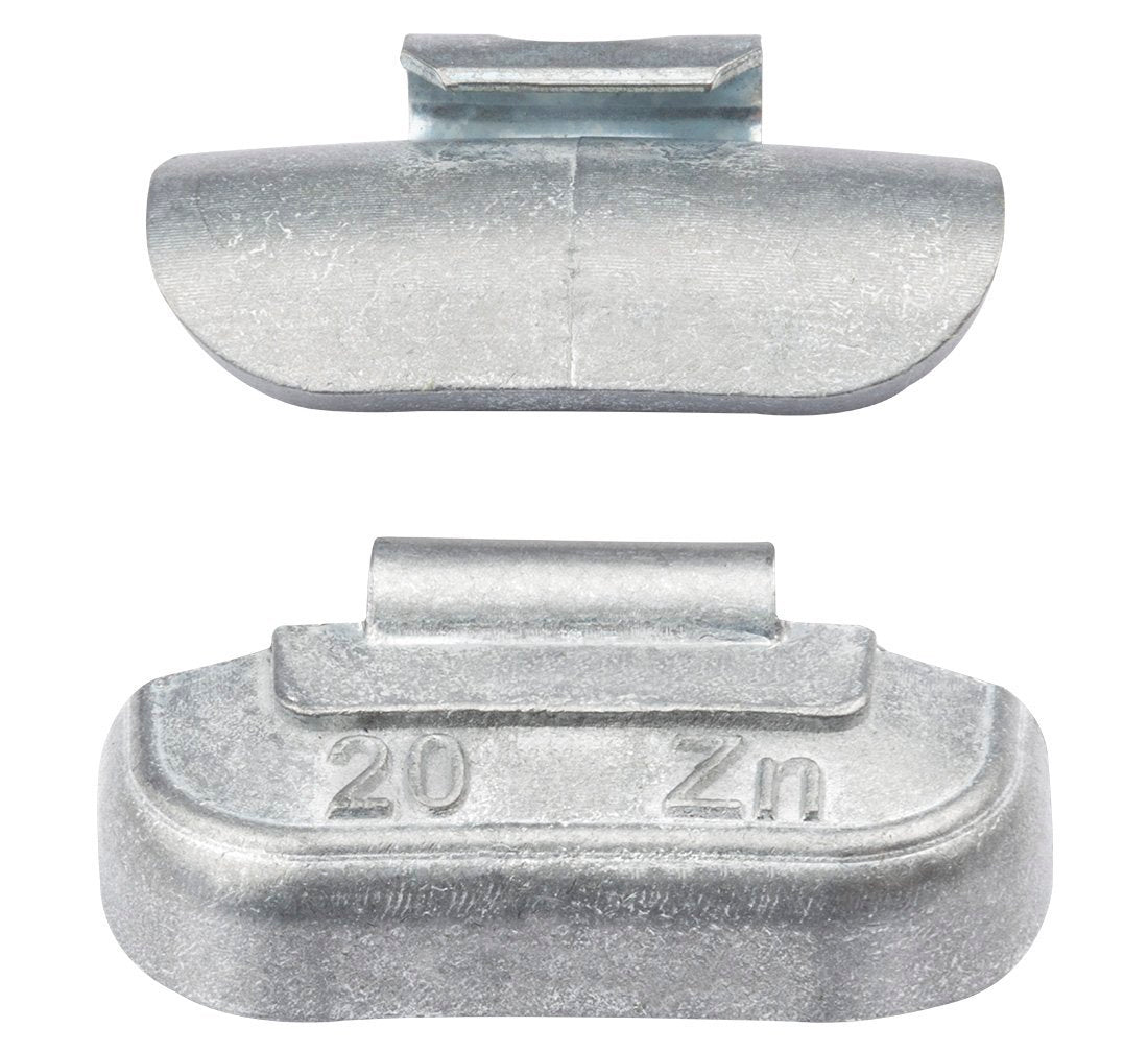 Set-kit contrappesi assortiti per equilibratura ruote in acciaio auto, pesi cerchi, 10 g 100 pezzi Zn 1 kg