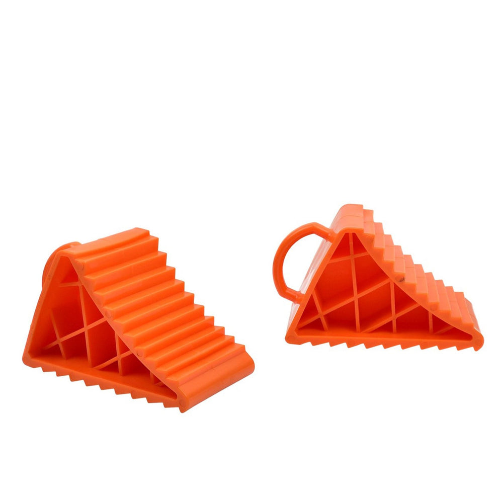 Set-kit cunei ruote auto 160 x 84 x 100 mm, fermaruota resistente e antiscivolo, 2 pezzi