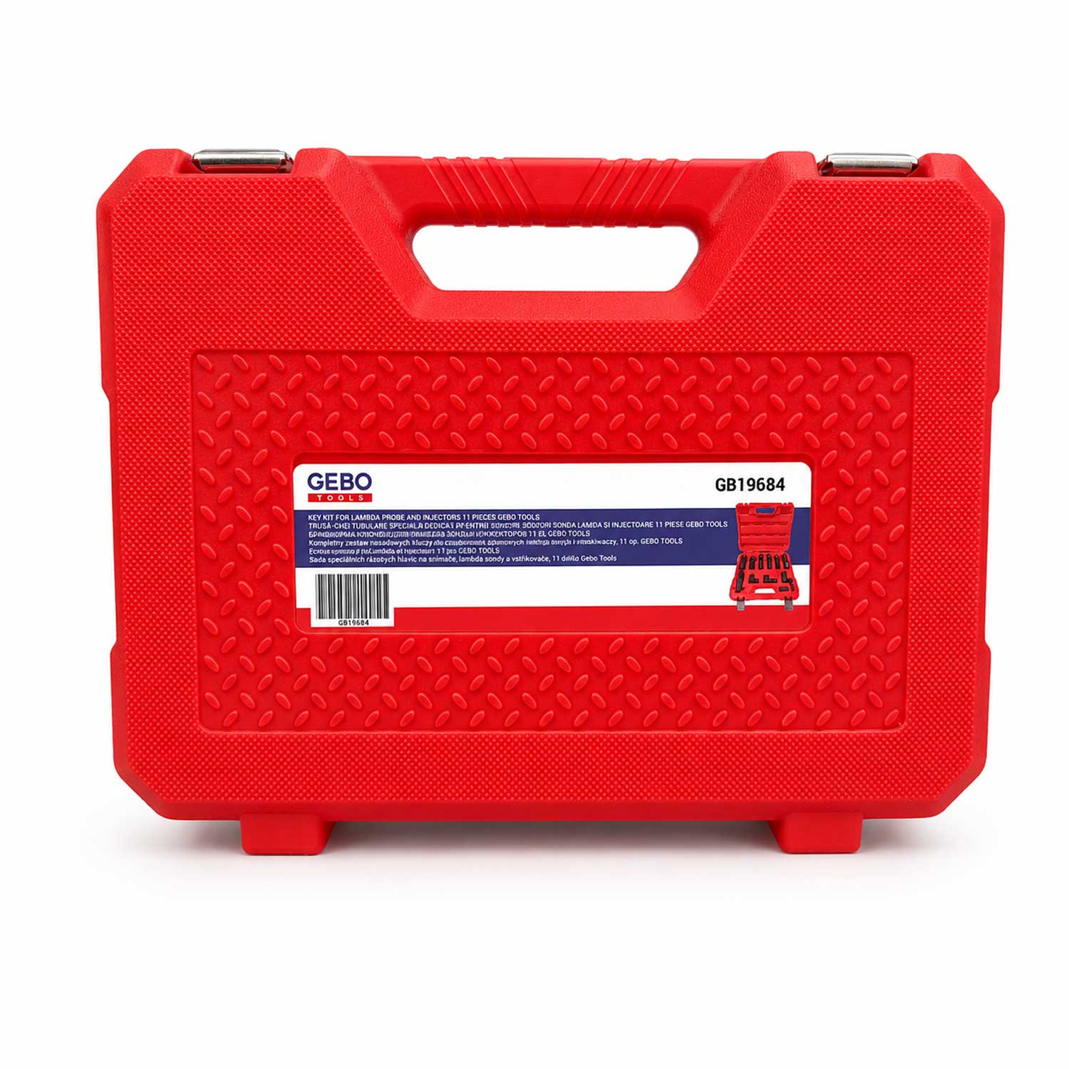 Set-kit di bussole speciali a impatto per sonda,sensori lambda e iniettori compatibile con VW, Audi, BMW, Mercedes, Ford, Opel, Peugeot, Citroen, Renault, Seat, Skoda 11 pezzi Gebo Tools