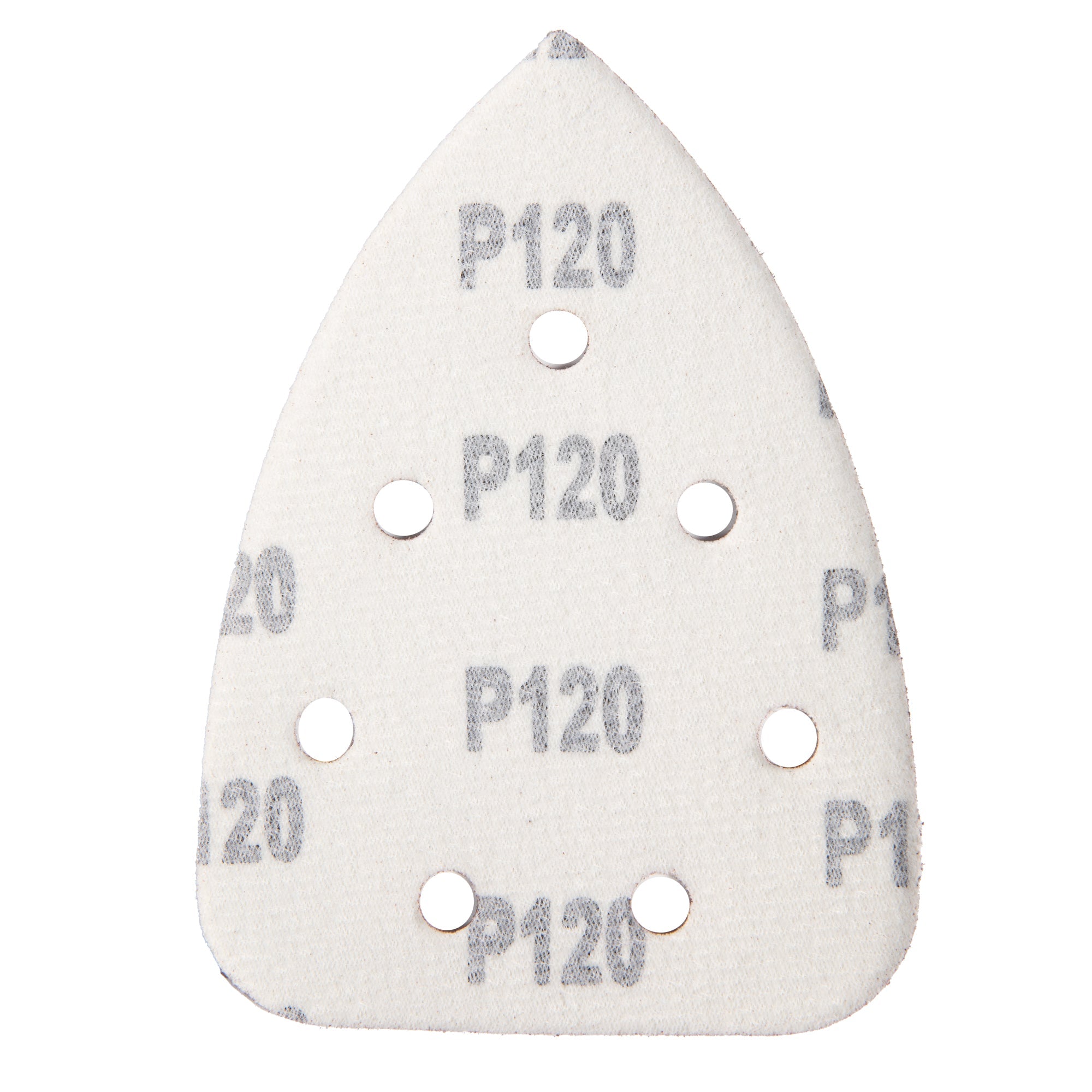 Set-kit dischi abrasivi professionali, 7 fori, ø 135 x 95 mm, grana P120, per levigatrici, fogli, carta abrasiva, tamponi, 10 pezzi Detoolz