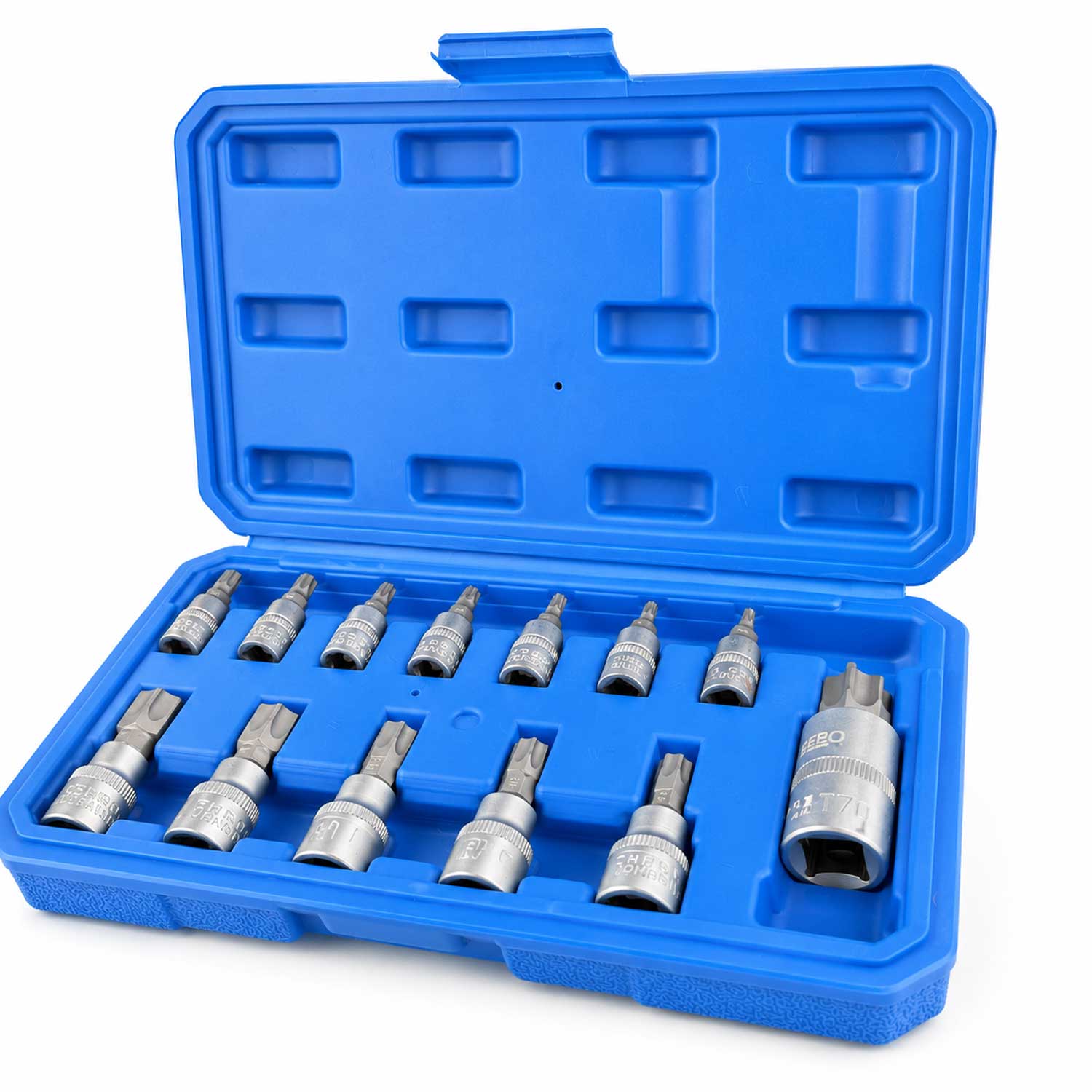 Set-kit inserti Torx ,profilo TS, TS8-TS60 ,12 pezzi Gebo Tools