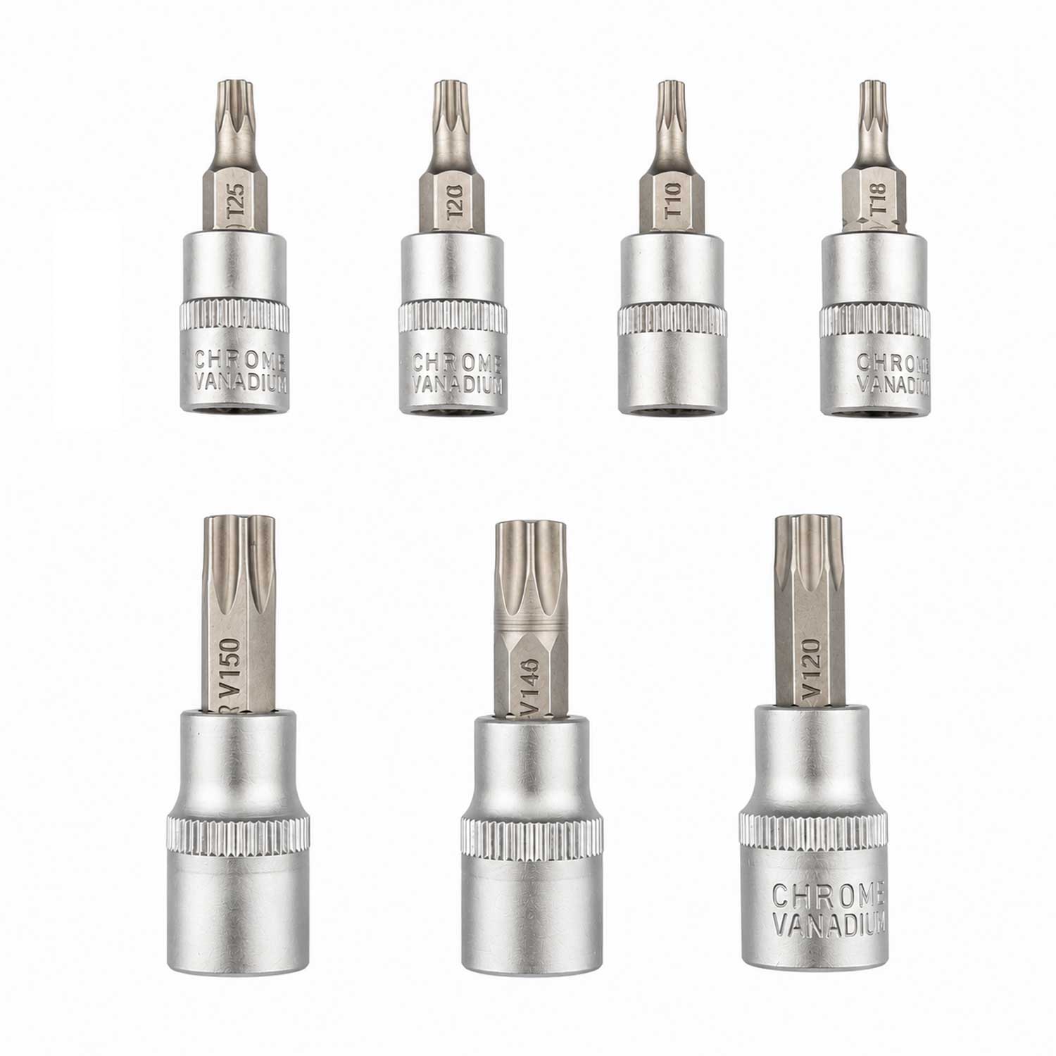 Set-kit inserti Torx ,profilo TS, TS8-TS60 ,12 pezzi Gebo Tools