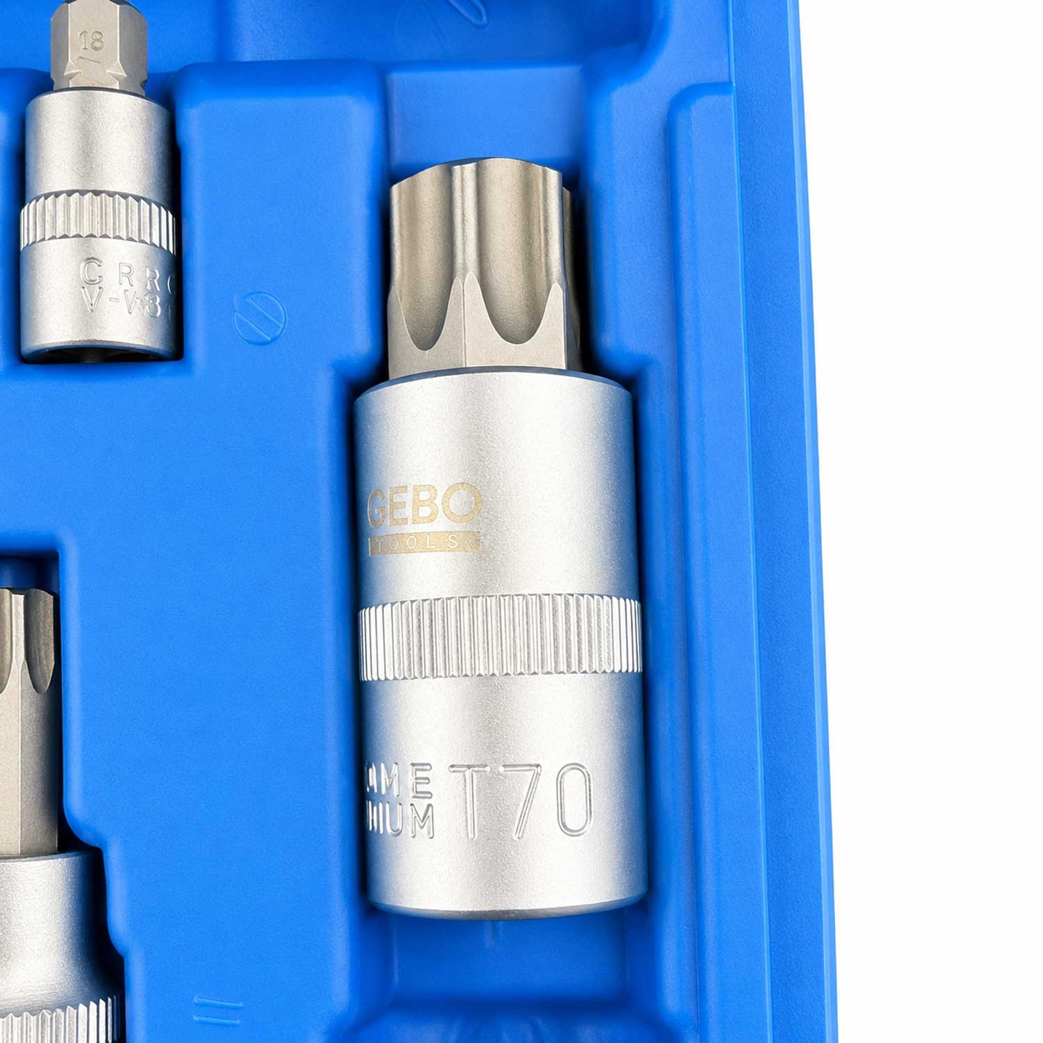 Set-kit inserti Torx ,profilo TS, TS8-TS60 ,12 pezzi Gebo Tools