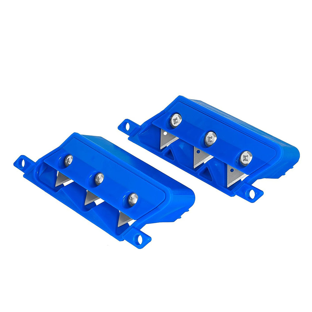 Set-kit lame di ricambio per la lavorazione del legno, per pialla a 45° e 60° per cartongesso, smussatrice ,2 pezzi Geko
