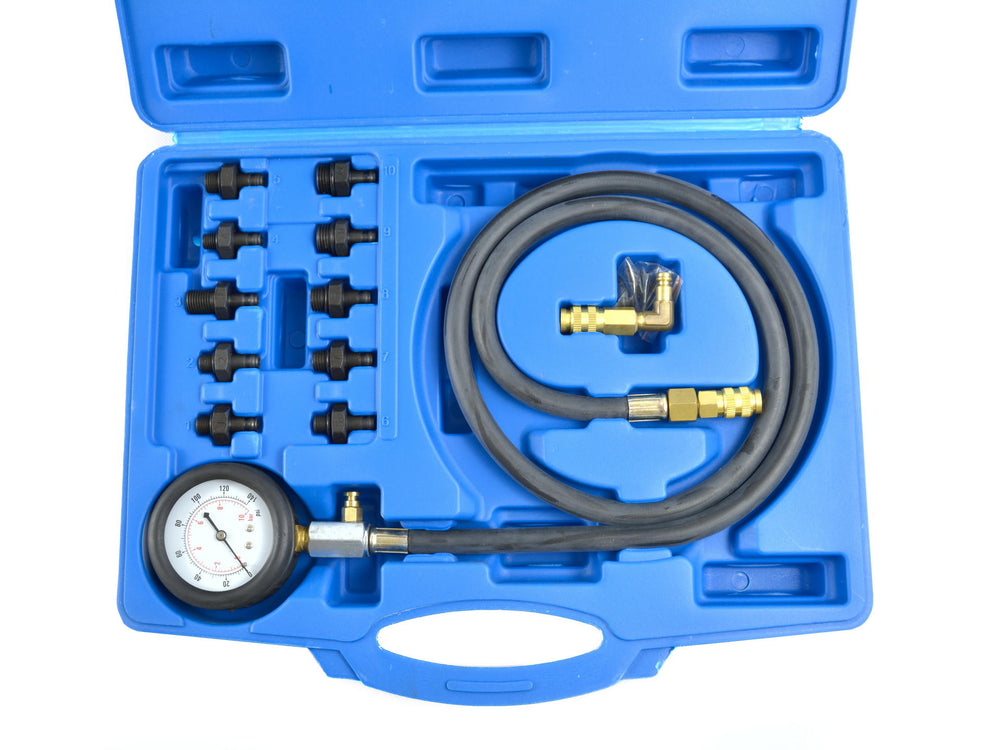 Set-kit misuratore pressione olio, tester, strumento di misurazione, 0 - 10 Bar , modello 2
