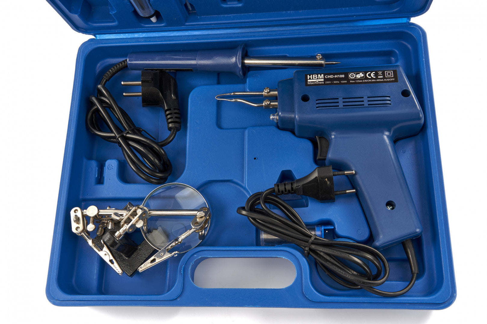 Set-kit pistola colla a caldo, incollatrice, flessibile per fai da te e progetti artigianali, casa riparazioni,rimozione ammaccature tirabolle, 9 pezzi Hbm Machines Olanda
