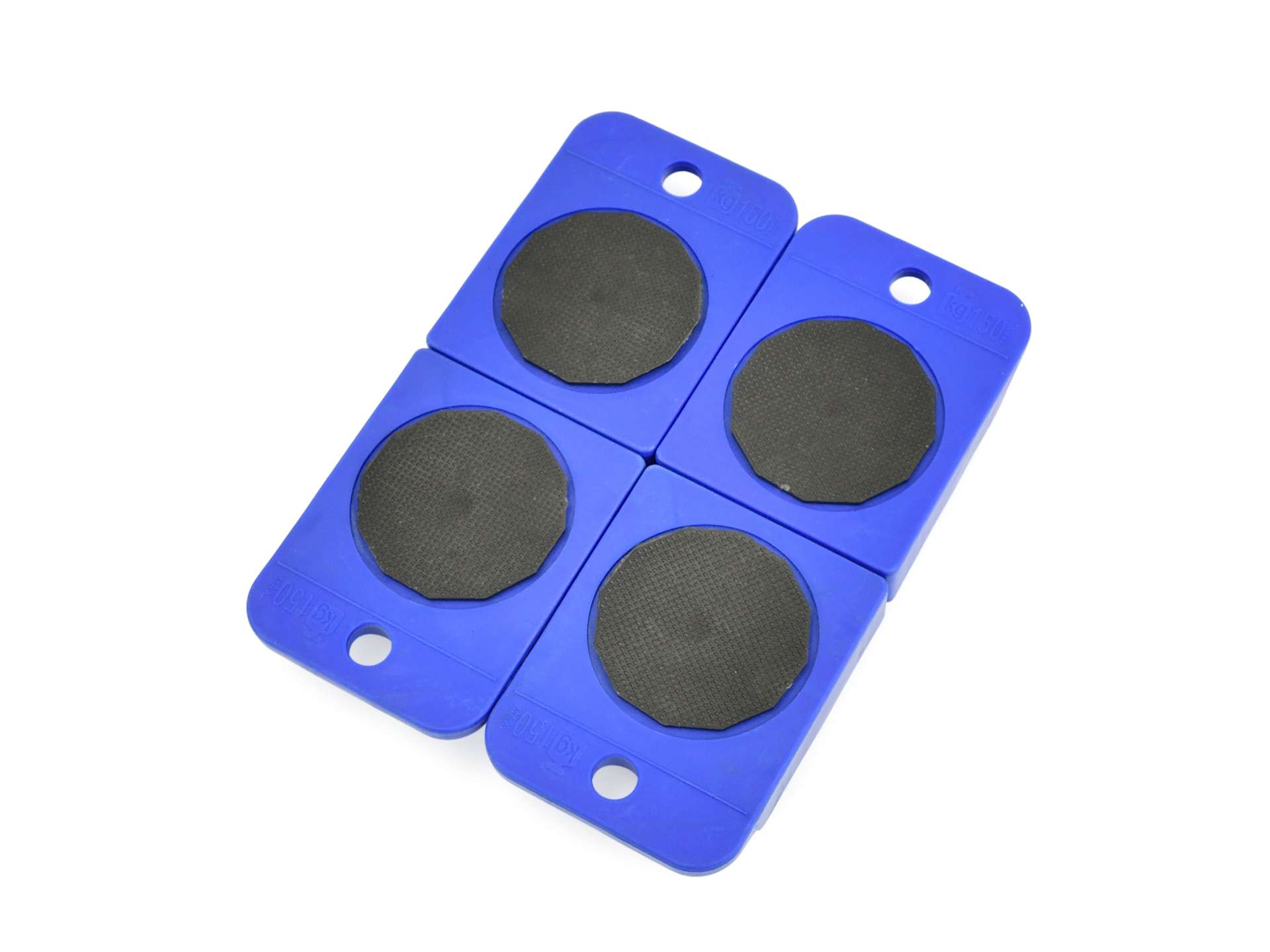 Set-kit sollevatore mobili, per lo spostamento fino a 150 kg con rulli per il trasporto,5 pezzi
