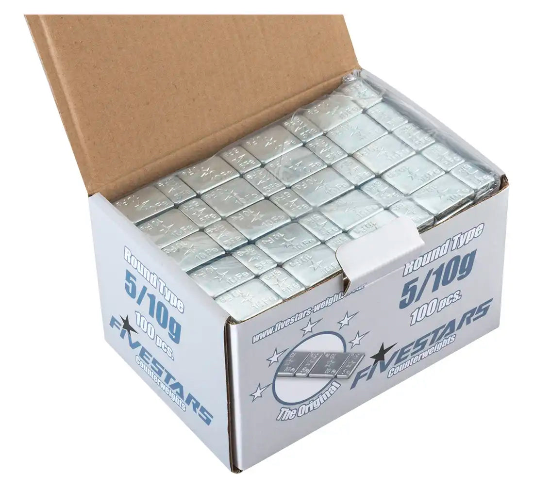 Set-kit striscia adesiva pesi equilibratura, contrappesi adesivi per cerchioni auto, di bilanciatura, auto furgoni e SUV, 5/10 g 100 strisce 8 pezzi/striscia 6 kg