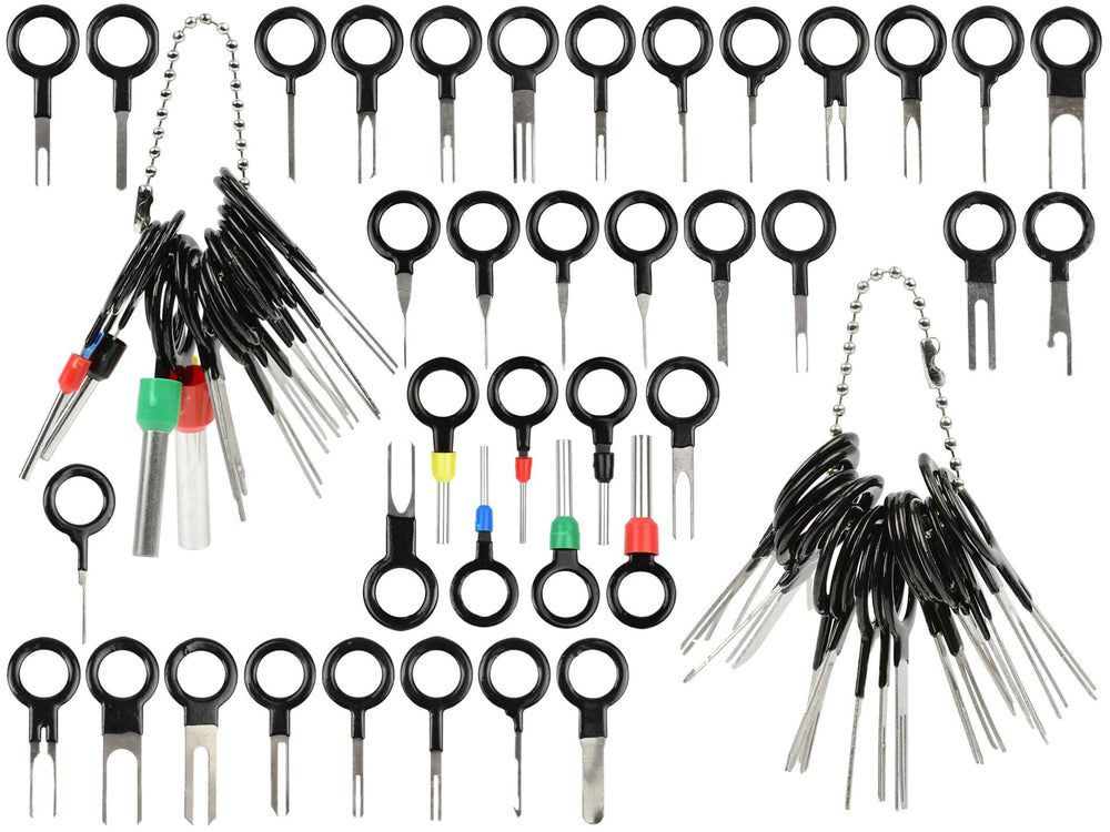 Set-kit strumenti per l'estrazione dei terminali (pin) da connettori e prese elettriche PIN estrattore,38 pezzi