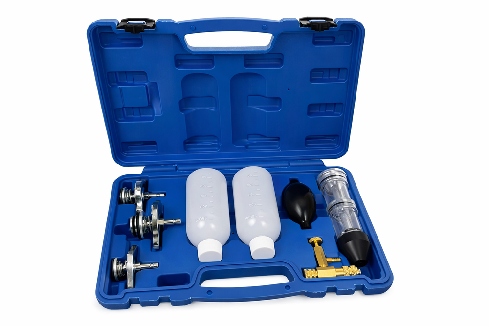 Set-kit tester CO2 per controllare la guarnizione testata motore, diagnostica perdite, liquido freni, combustione Gebo Tools