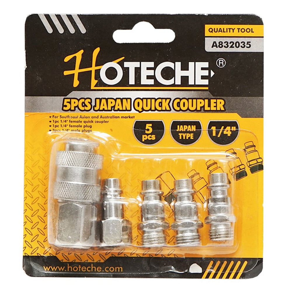 Set -kit attacchi rapidi raccordi aria compressa, raccordo per connettori,5 pezzi