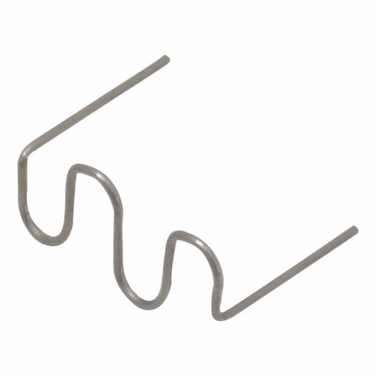 Set-kit 100 graffette caldo, ondulate a U/tipo Wave per saldatura plastica, auto paraurti riparazione, cucitrice, 0.6 mm
