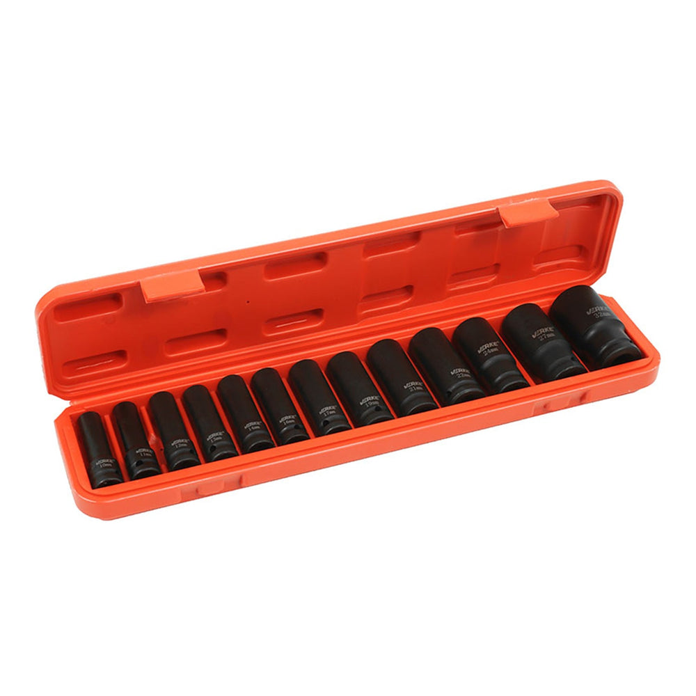 Set 13 bussole a impatto 1/2'' ,10-32 mm ,Verke