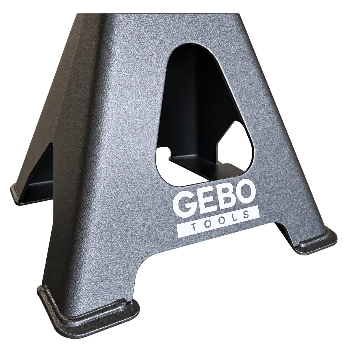 Set-kit 2 cavalletti auto, per carrozzeria, capacità 3 t, altezza regolabile, supporti per assale con leva di sicurezza, da sostegno per officina, fai da te, domestico, garage, moto, 9.5-43 cm Gebo Tools