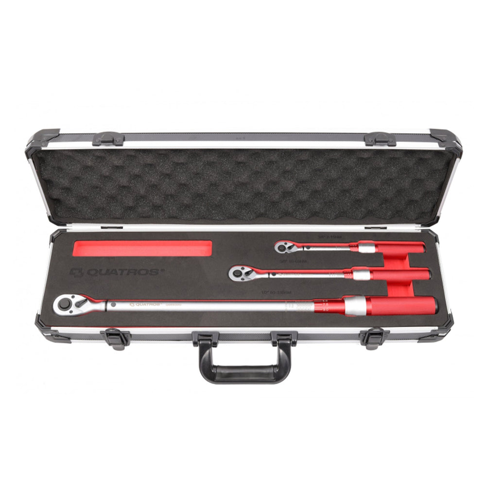 Set 3 chiavi dinamometriche professionali 1/2'' 1/4” 3/8'', 2-330Nm