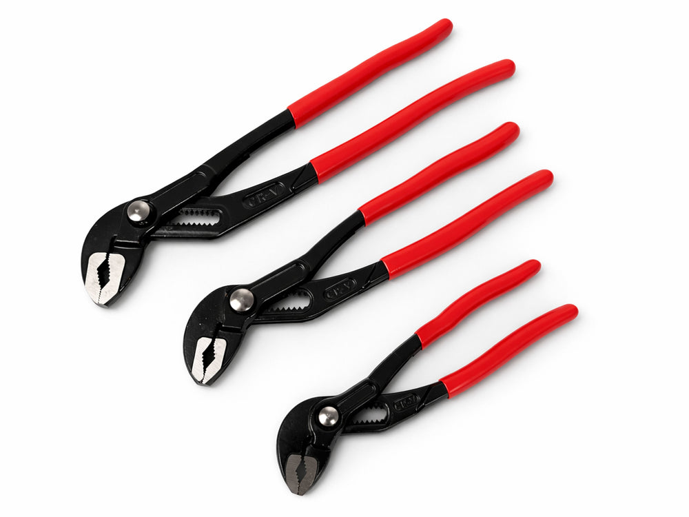 Set 3 pinze a pappagallo regolabile per tubi 175 mm Gebo Tools