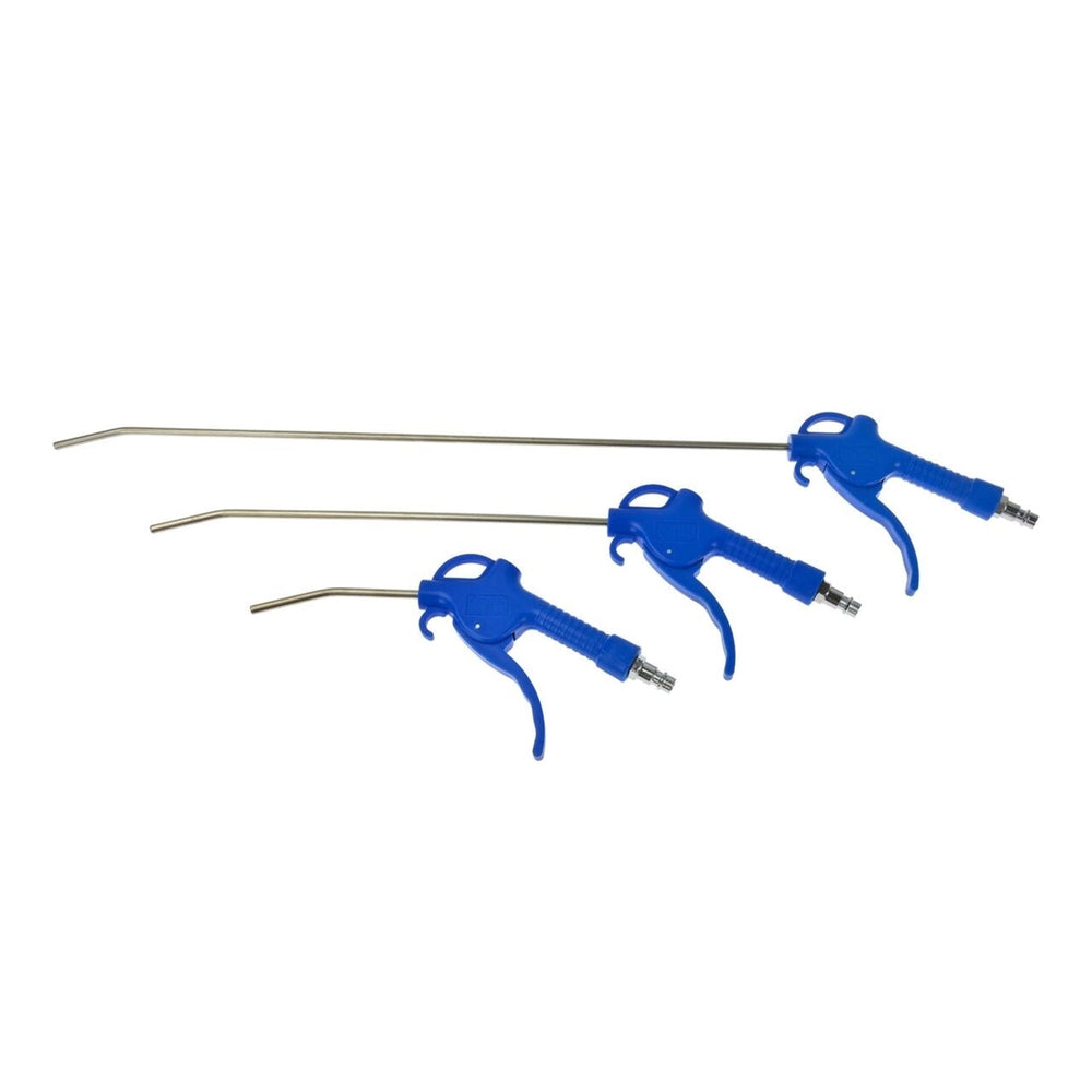 Set 3 pistole lunghe di soffiaggio ad aria compressa,110 mm, 300 mm e 490 mm