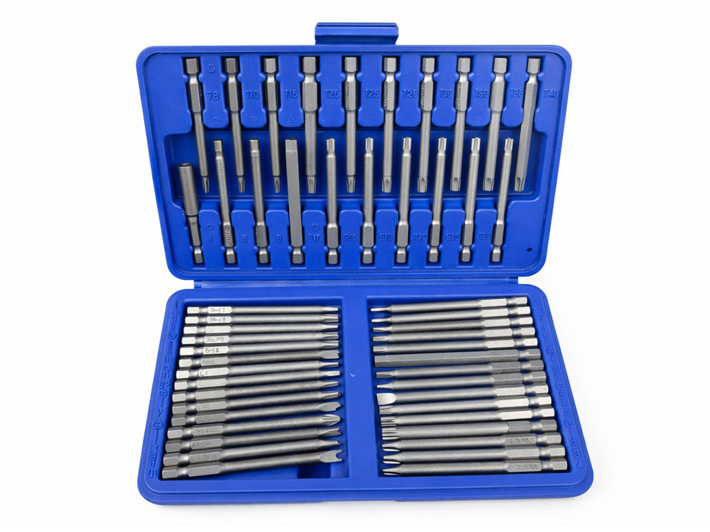 Set-kit 50 pezzi inserti lunghi per trapano Gebo Tools
