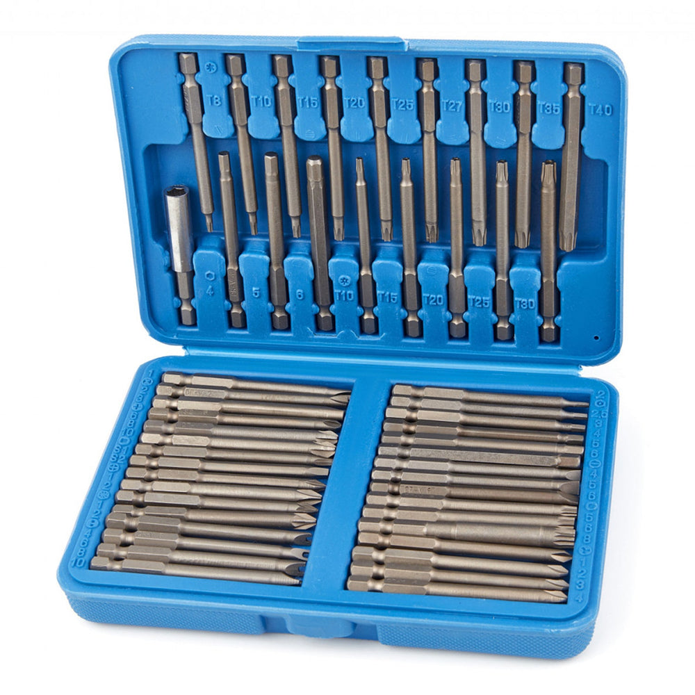 Set-kit 50 pezzi inserti lunghi per trapano HBM Machines Olanda