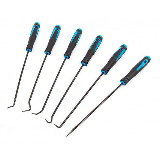 Set 6 attrezzi ganci extra lunghi per rimozione guarnizioni anelli O-ring paraolio kit, set di ganci per guarnizioni O-ring,Hbm Machines Olanda